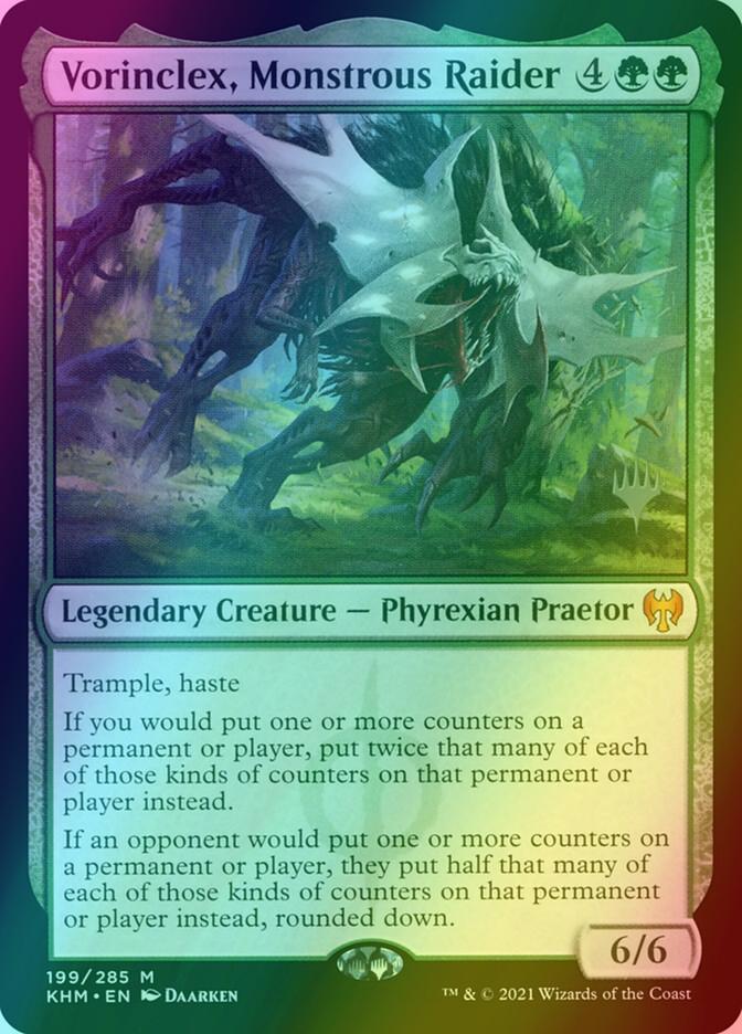 Vorinclex, Monstrous Raider [Promo Pack] [199p] [Kaldheim Promos] [Foil]