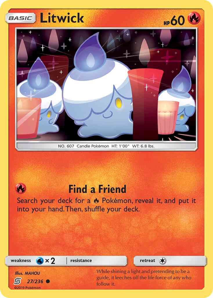Litwick - 27/236 - Common [sm11-27] [Non-Holo]