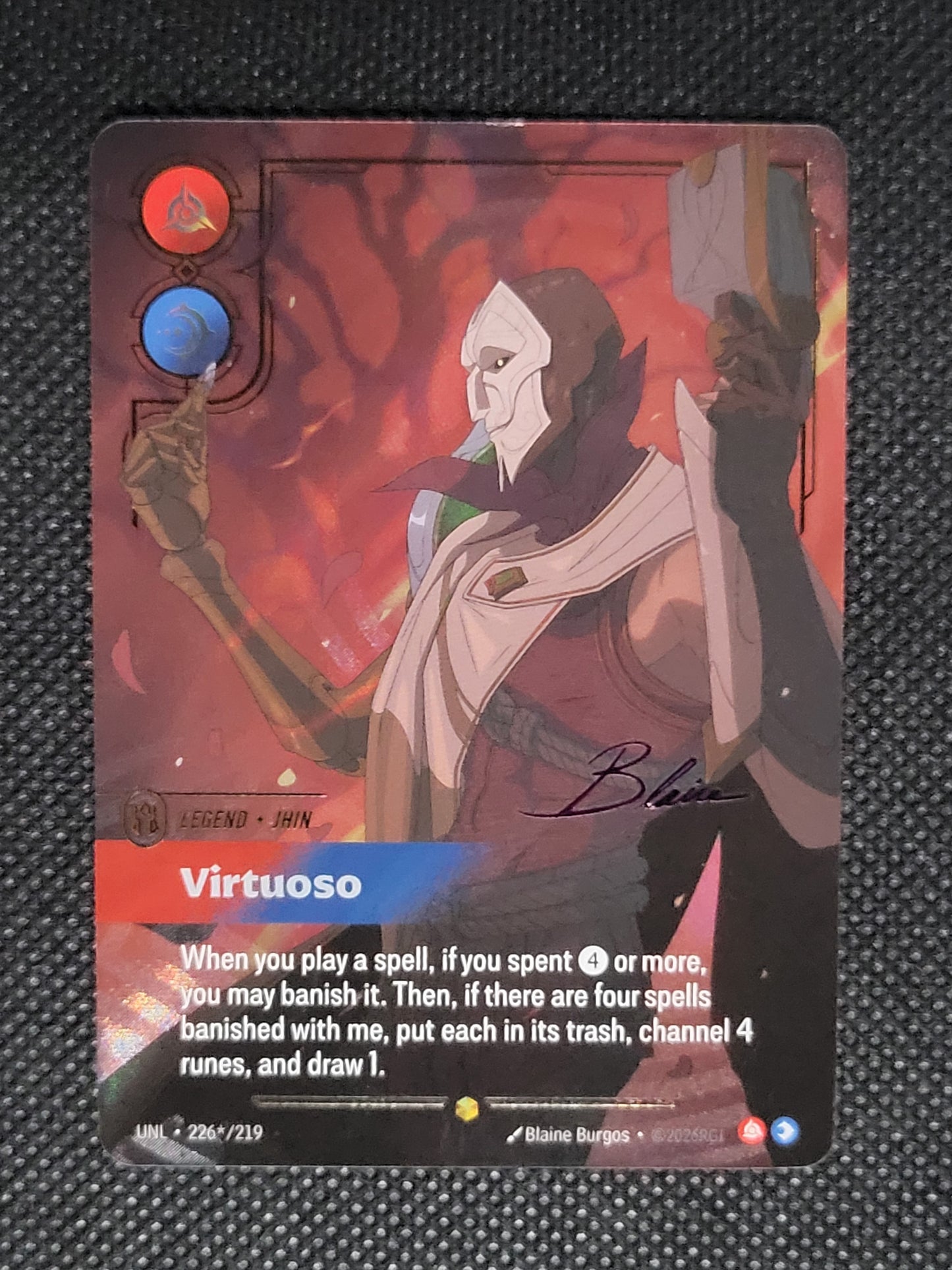 Virtuoso (Jhin) — Signature|Foil — ID 19243