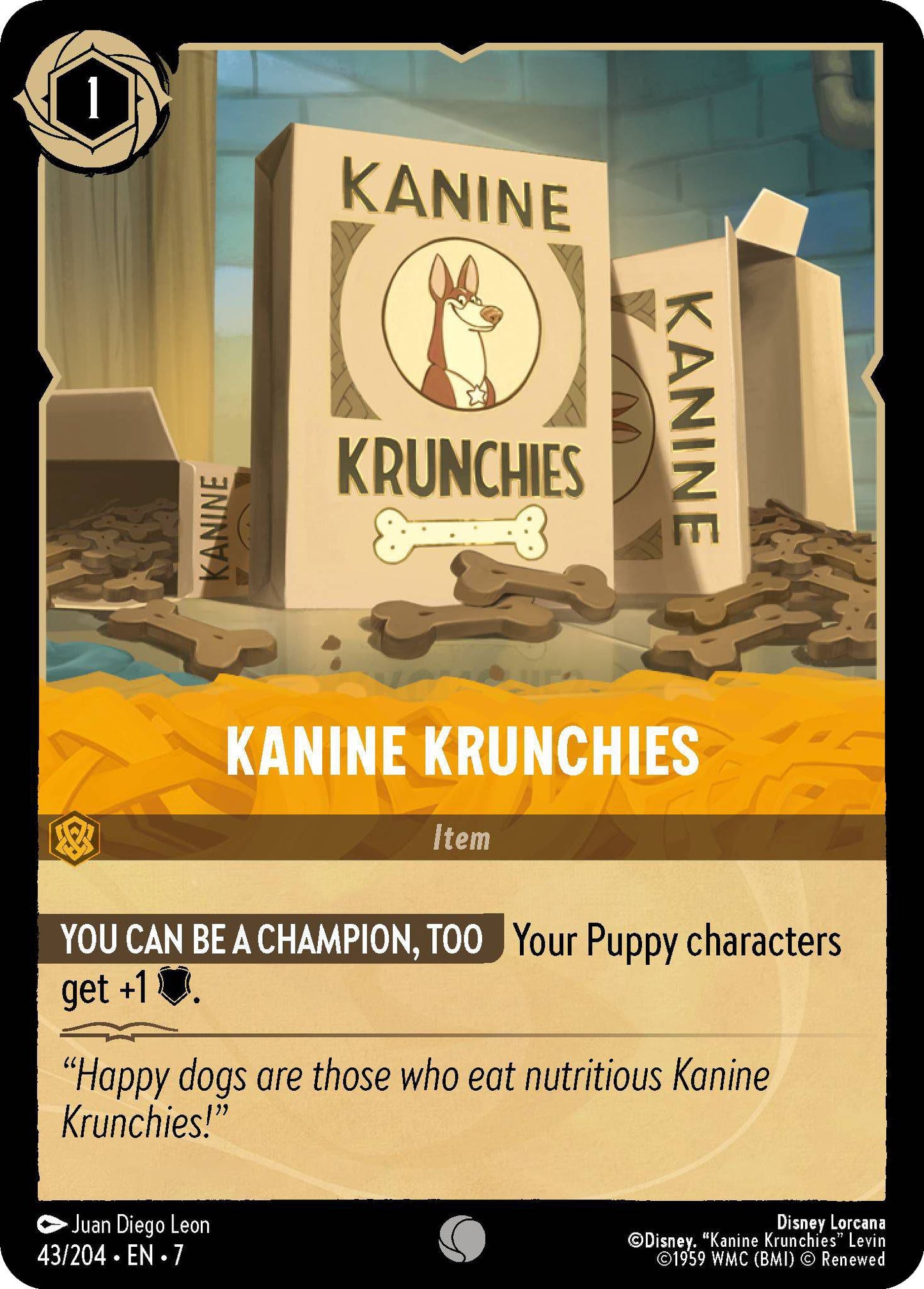 Kanine Krunchies - 43/204 [Archazia's Island] [Non-Foil]