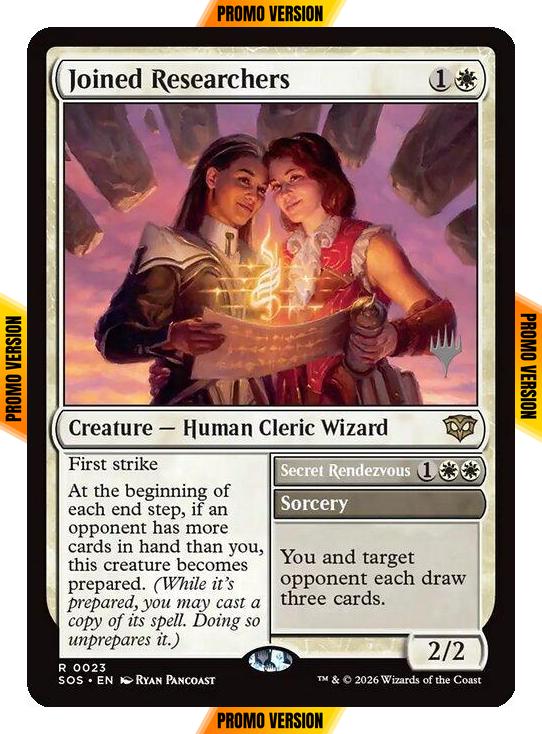 Joined Researchers [23p] [Promo Pack] [Secrets of Strixhaven Promos] [Non-Foil]