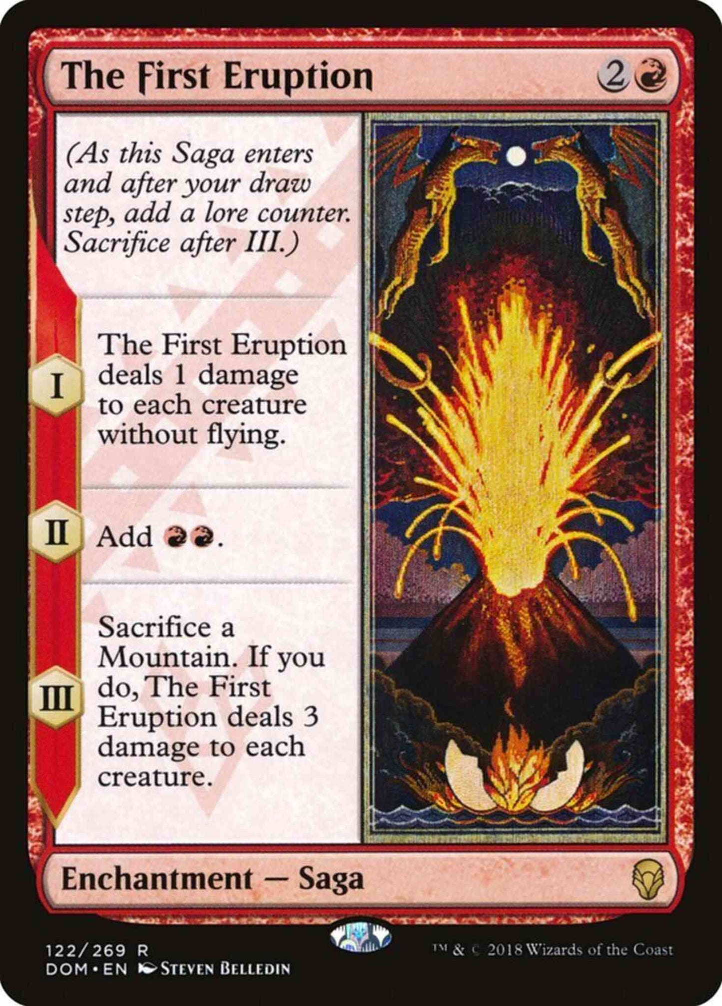 The First Eruption [122] [Dominaria] [Non-Foil]