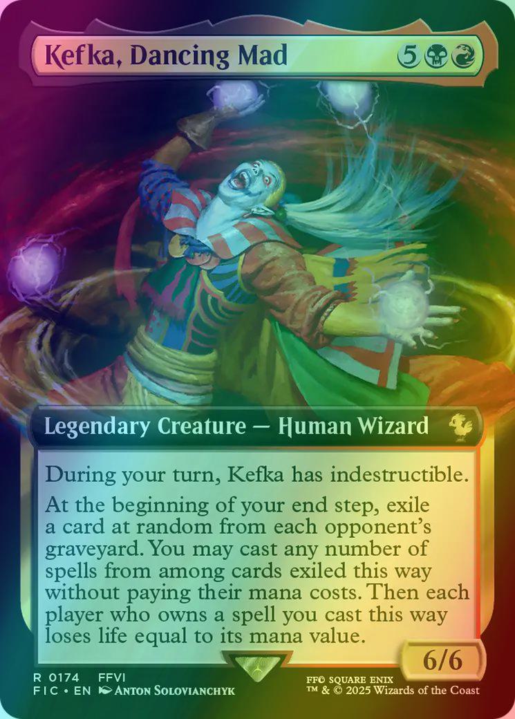 Kefka, Dancing Mad [174] [Extended Art] [FINAL FANTASY: Commander] [Foil]