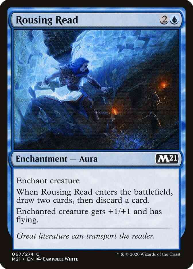 Rousing Read [67] [Core Set 2021] [Non-Foil]