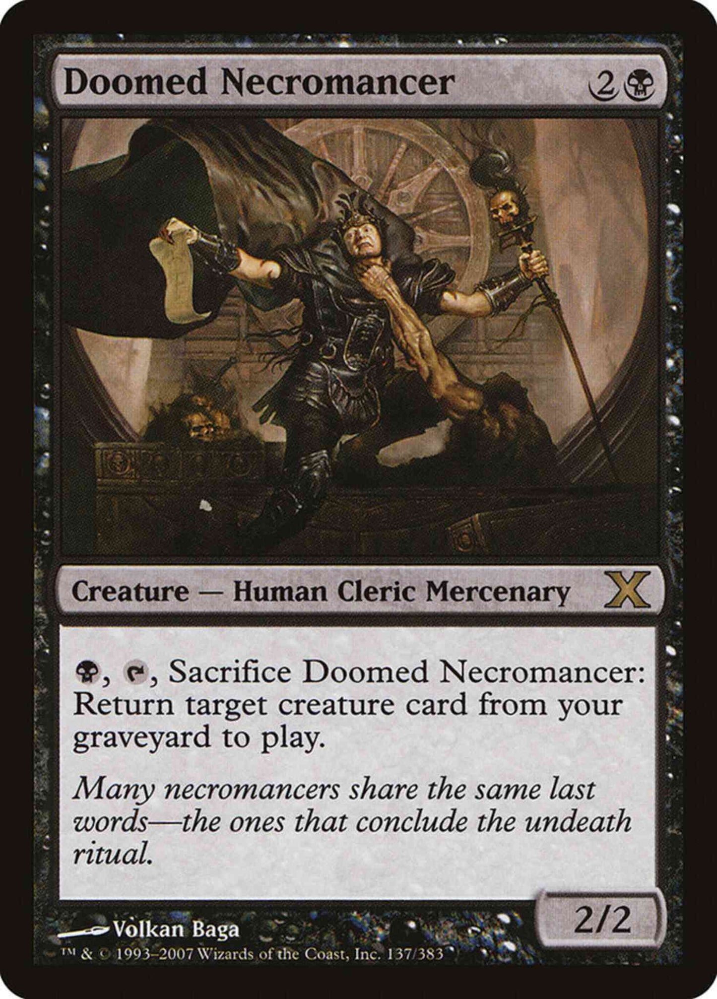 Doomed Necromancer [137] [Tenth Edition] [Non-Foil]