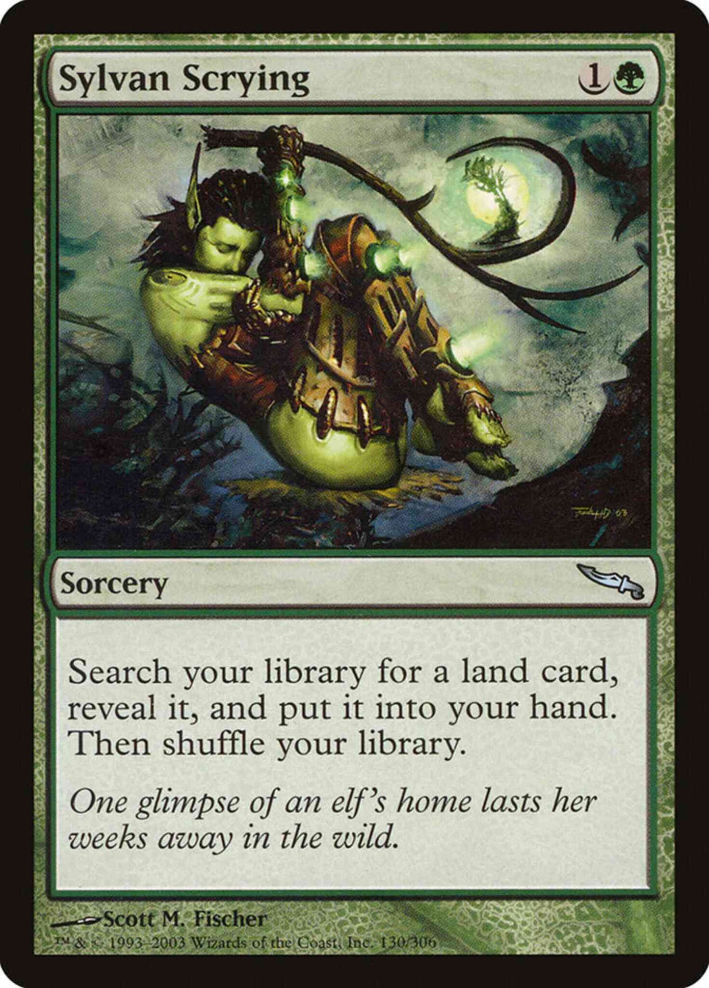 Sylvan Scrying [130] [Mirrodin] [Non-Foil]