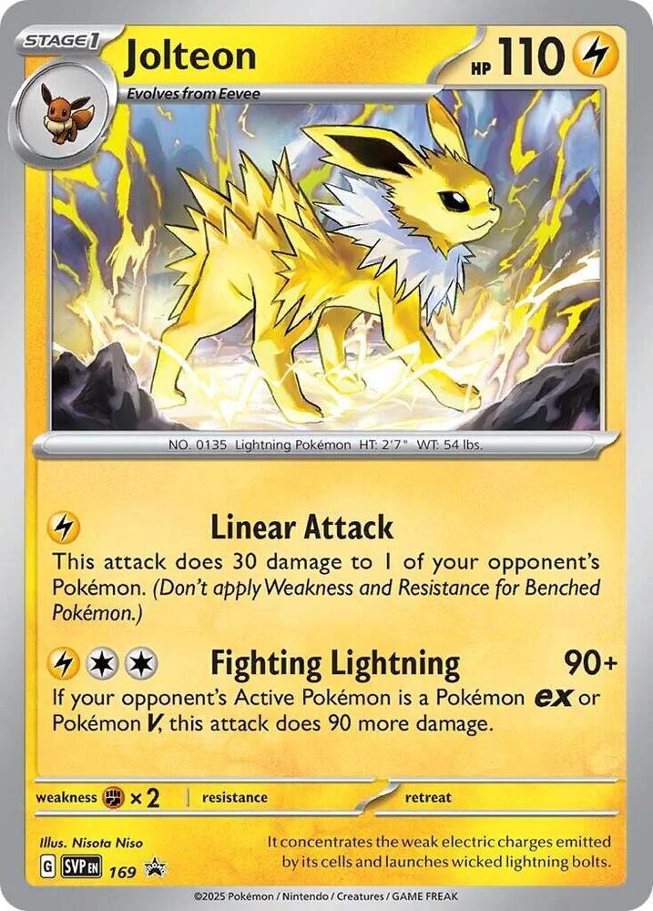 Jolteon - 169 - Promo [svp-169] [Cosmos Holo]