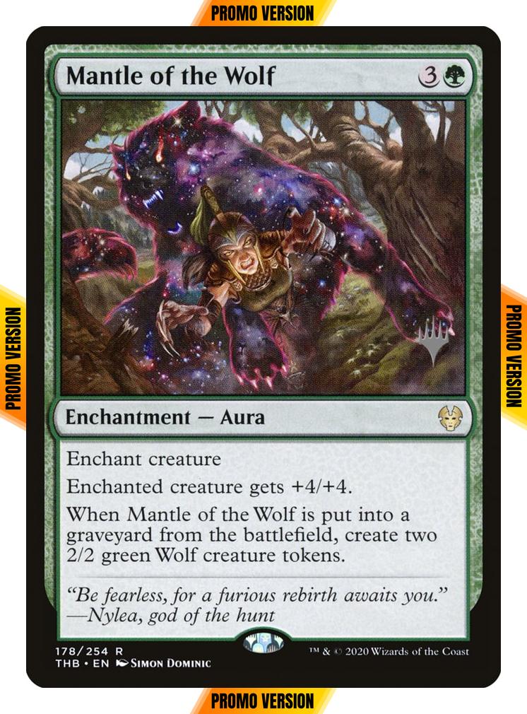 Mantle of the Wolf [178p] [Promo Pack] [Theros Beyond Death Promos] [Foil]