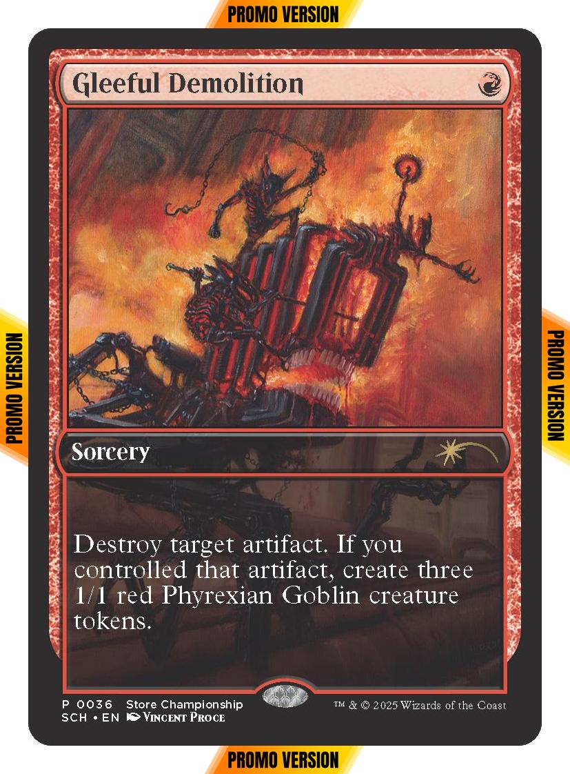 Gleeful Demolition [36] [Store Championships] [Non-Foil]