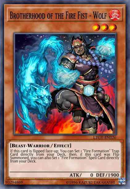 Brotherhood of the Fire Fist - Wolf - LTGY-EN026 - Common - Unlimited
