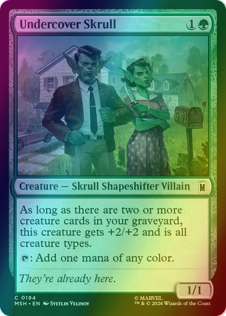 Undercover Skrull [194] [Marvel Super Heroes] [Foil]