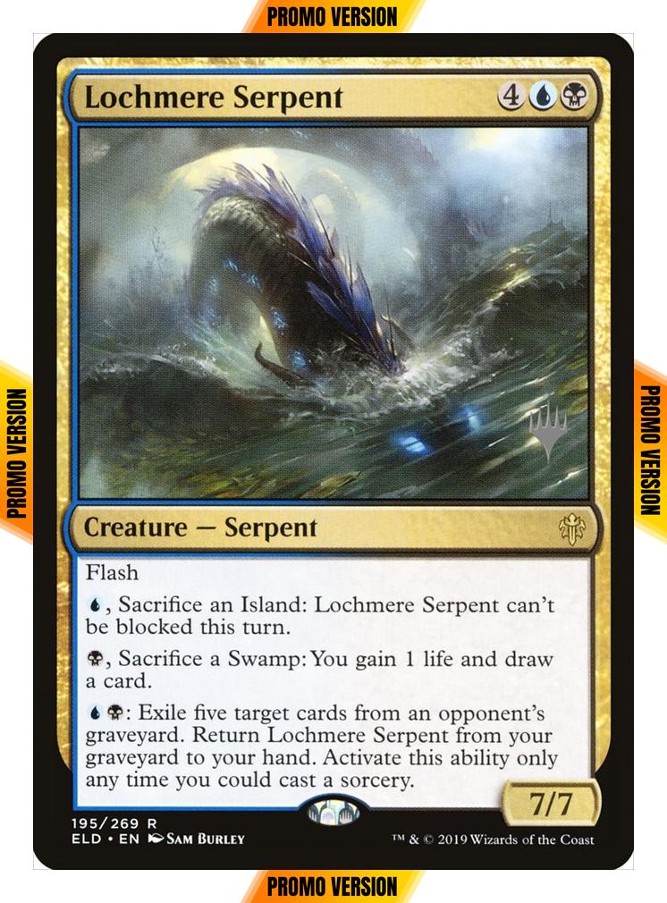Lochmere Serpent [195p] [Promo Pack] [Throne of Eldraine Promos] [Foil]