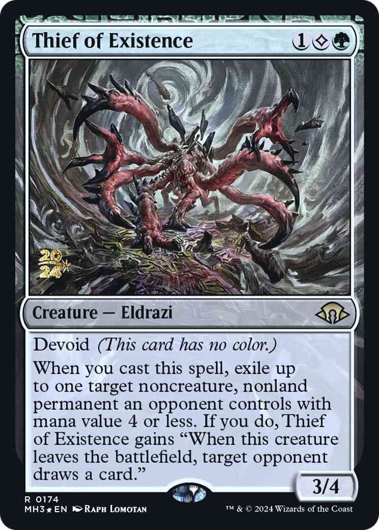 Thief of Existence [174s] [Prerelease] [Modern Horizons 3: Promos] [Foil]