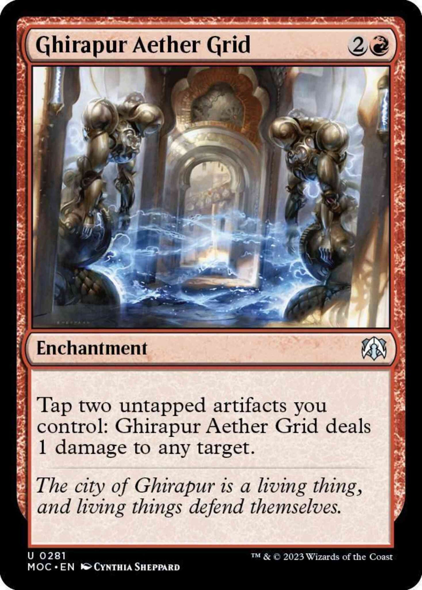 Ghirapur Aether Grid [281] [March of the Machine: Commander] [Non-Foil]