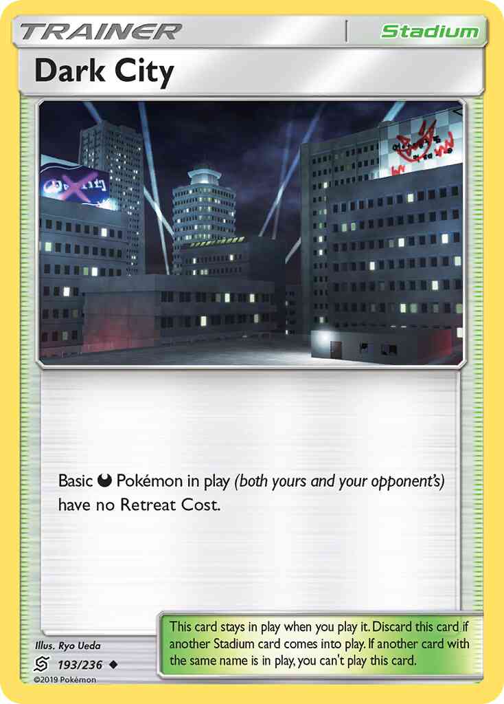 Dark City - 193/236 - Uncommon [sm11-193] [Non-Holo]