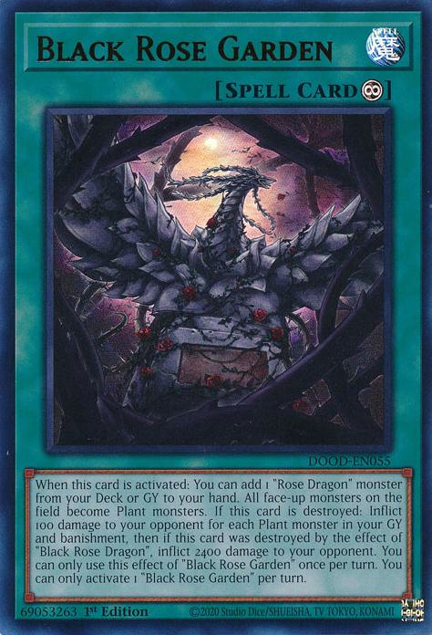 Black Rose Garden - DOOD-EN055 - Ultra Rare - 1st Edition