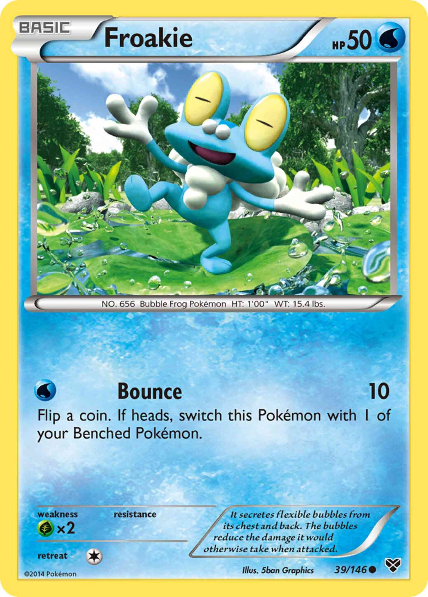Froakie - 39/146 - Common [xy1-39] [Non-Holo]