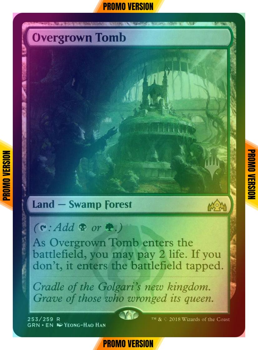 Overgrown Tomb [253p] [Promo Pack] [Guilds of Ravnica Promos] [Foil]