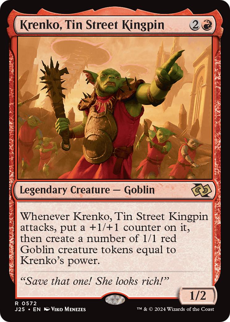 Krenko, Tin Street Kingpin [572] [Foundations: Jumpstart] [Non-Foil]