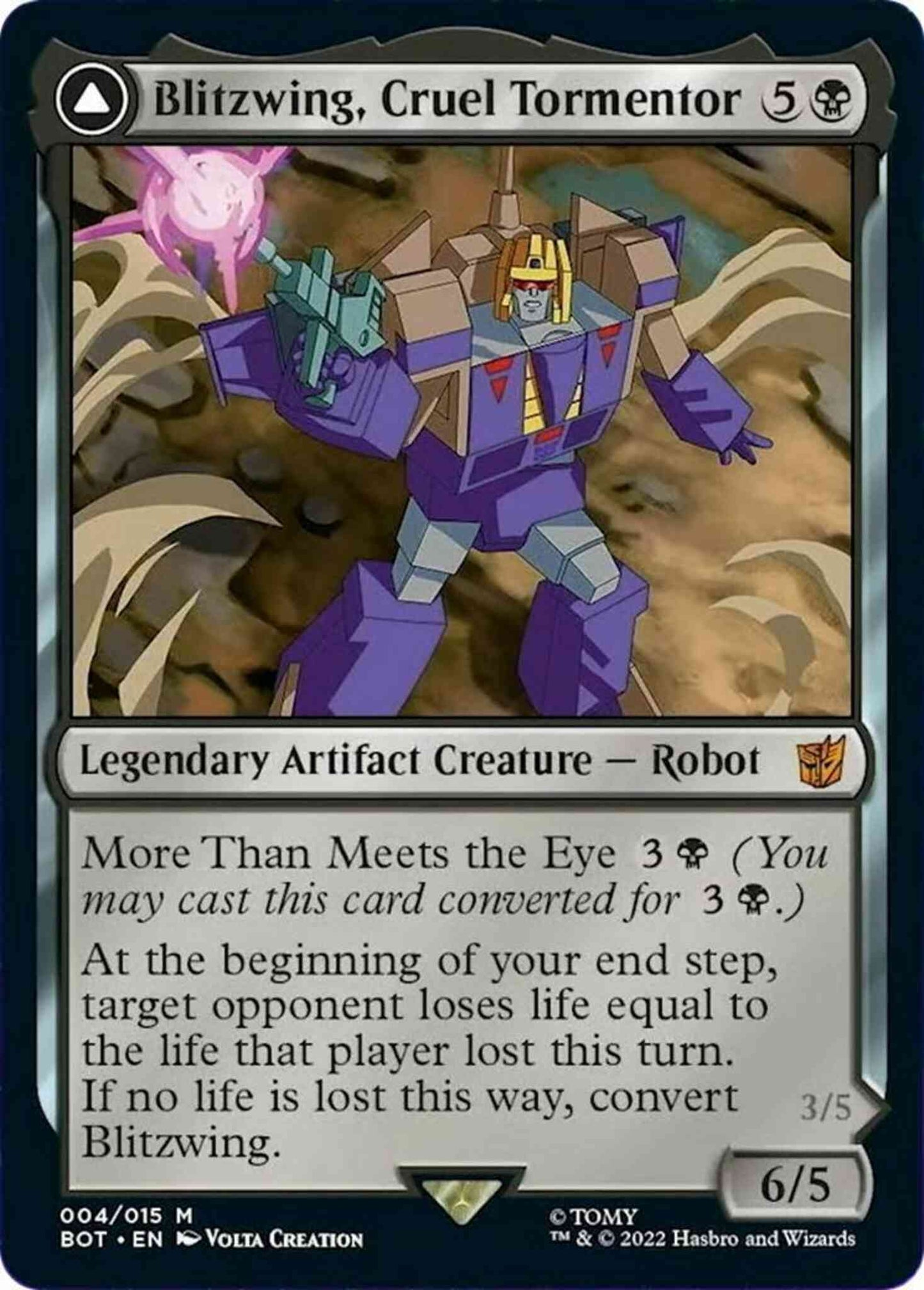 Blitzwing, Cruel Tormentor // Blitzwing, Adaptive Assailant [4] [Universes Beyond: Transformers] [Non-Foil]