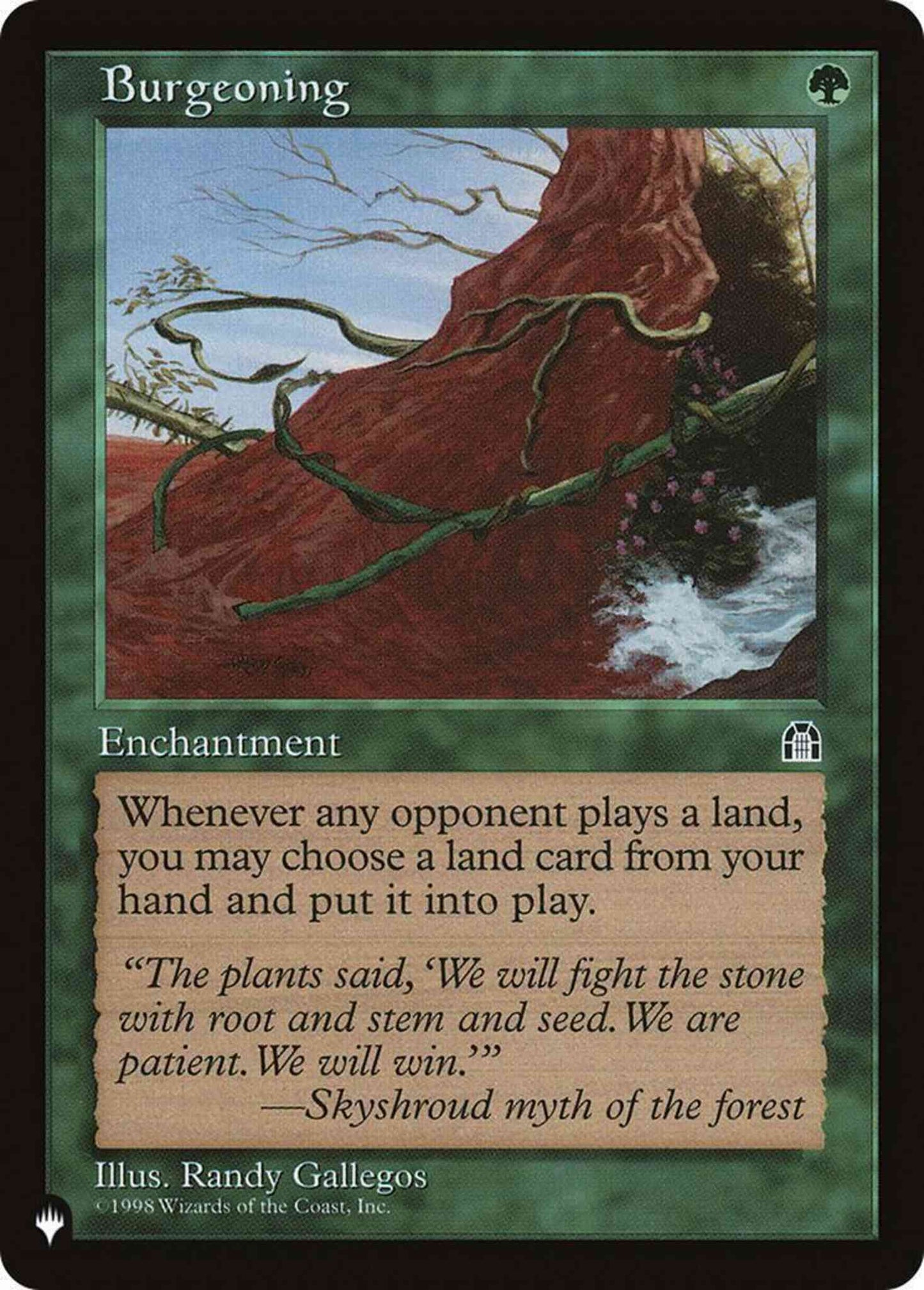 Burgeoning [STH-102] [The List] [Non-Foil]