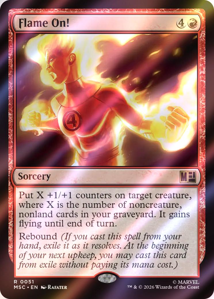 Flame On! [51] [Marvel Super Heroes: Commander] [Surge Foil]