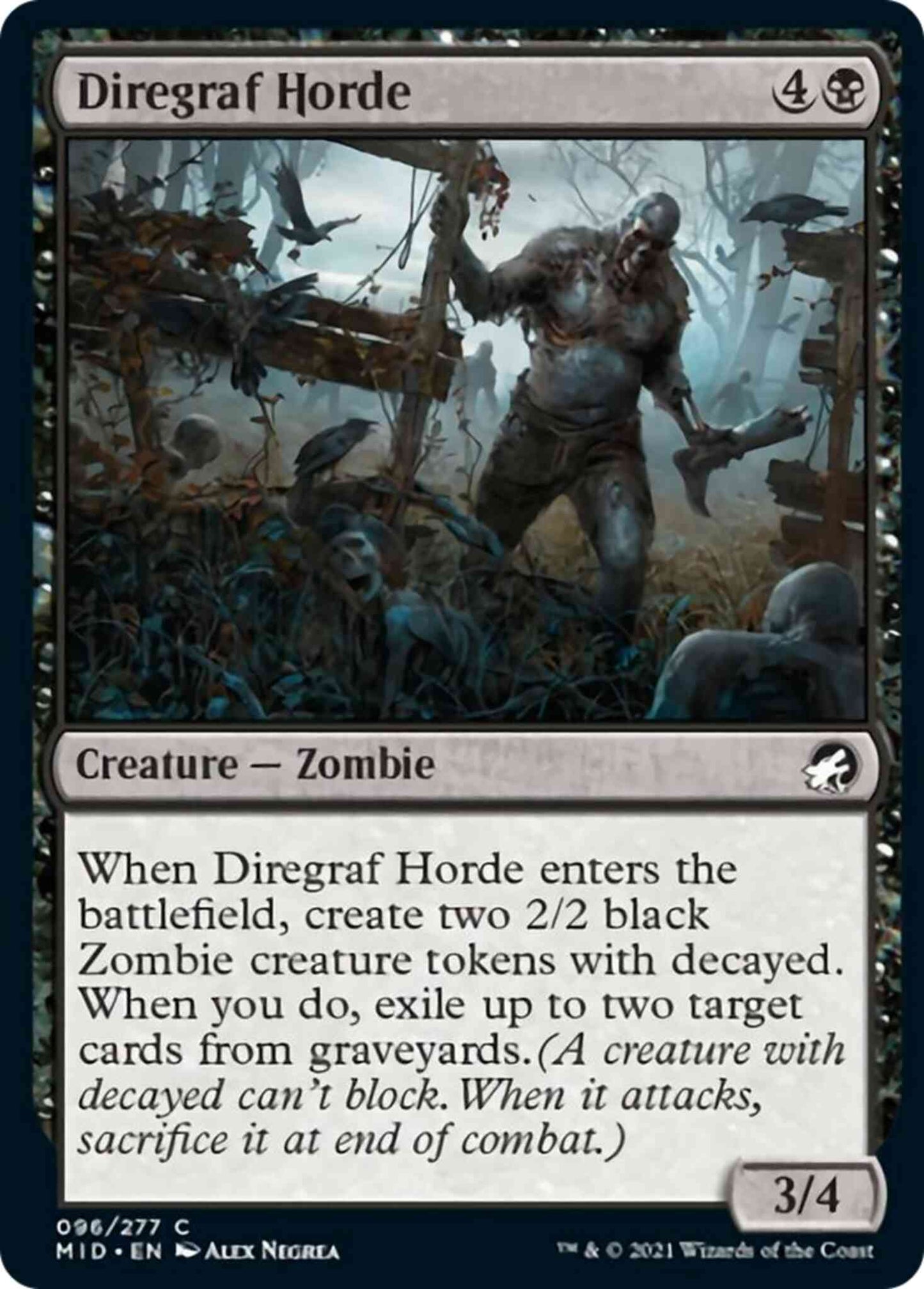 Diregraf Horde [96] [Innistrad: Midnight Hunt] [Non-Foil]