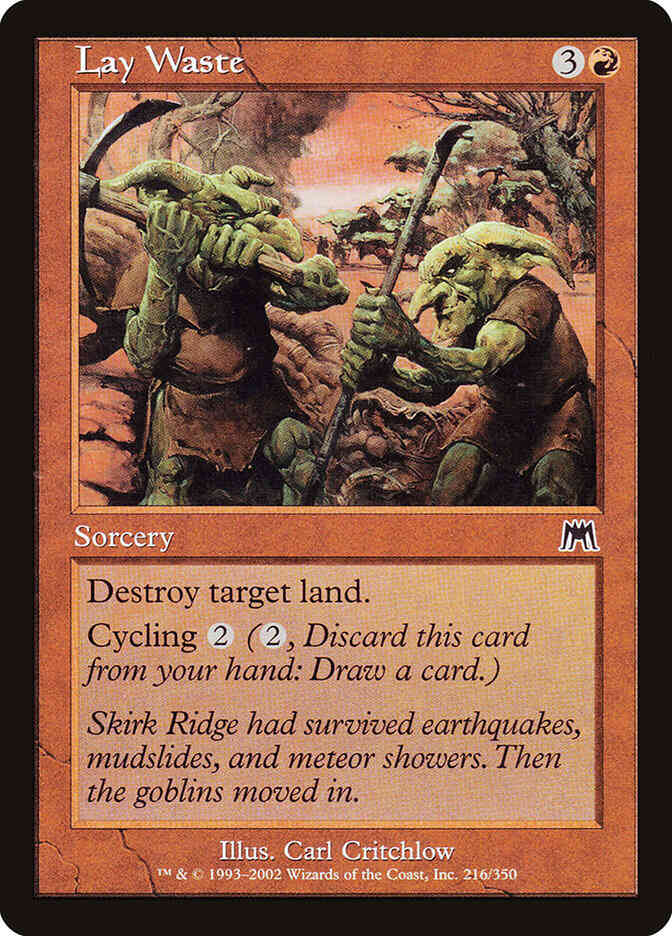 Lay Waste [216] [Onslaught] [Non-Foil]
