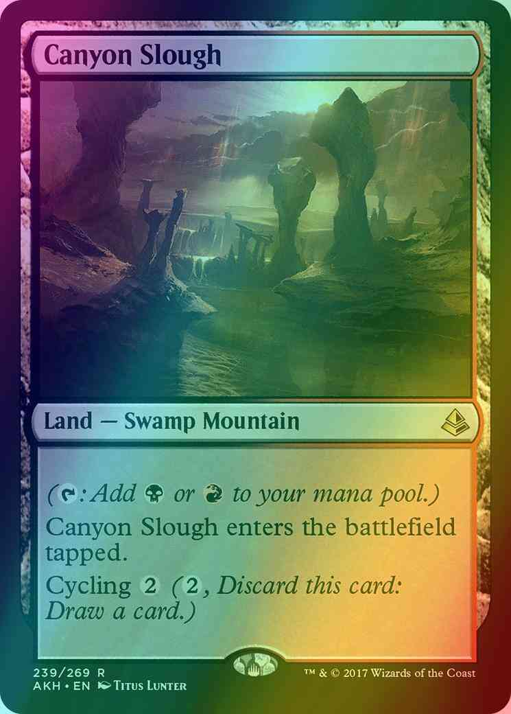 Canyon Slough [239] [Amonkhet] [Foil]