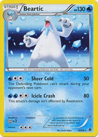 Beartic - 30/98 - Promo [Collector Pack Exclusive] [BW2MSP-30] [Cosmos Holo]