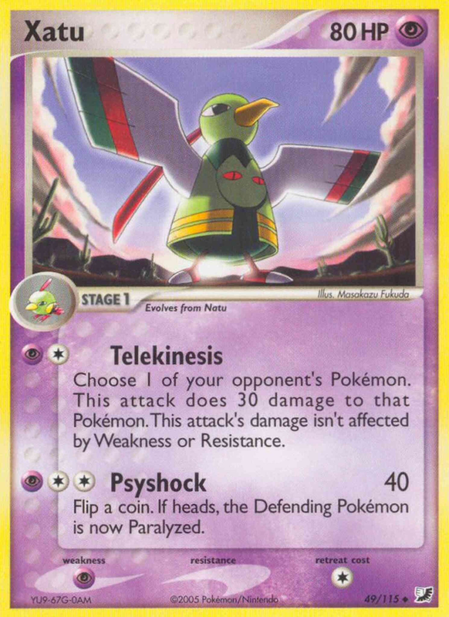 Xatu - 49/115 - Uncommon [ex10-49] [Non-Holo]