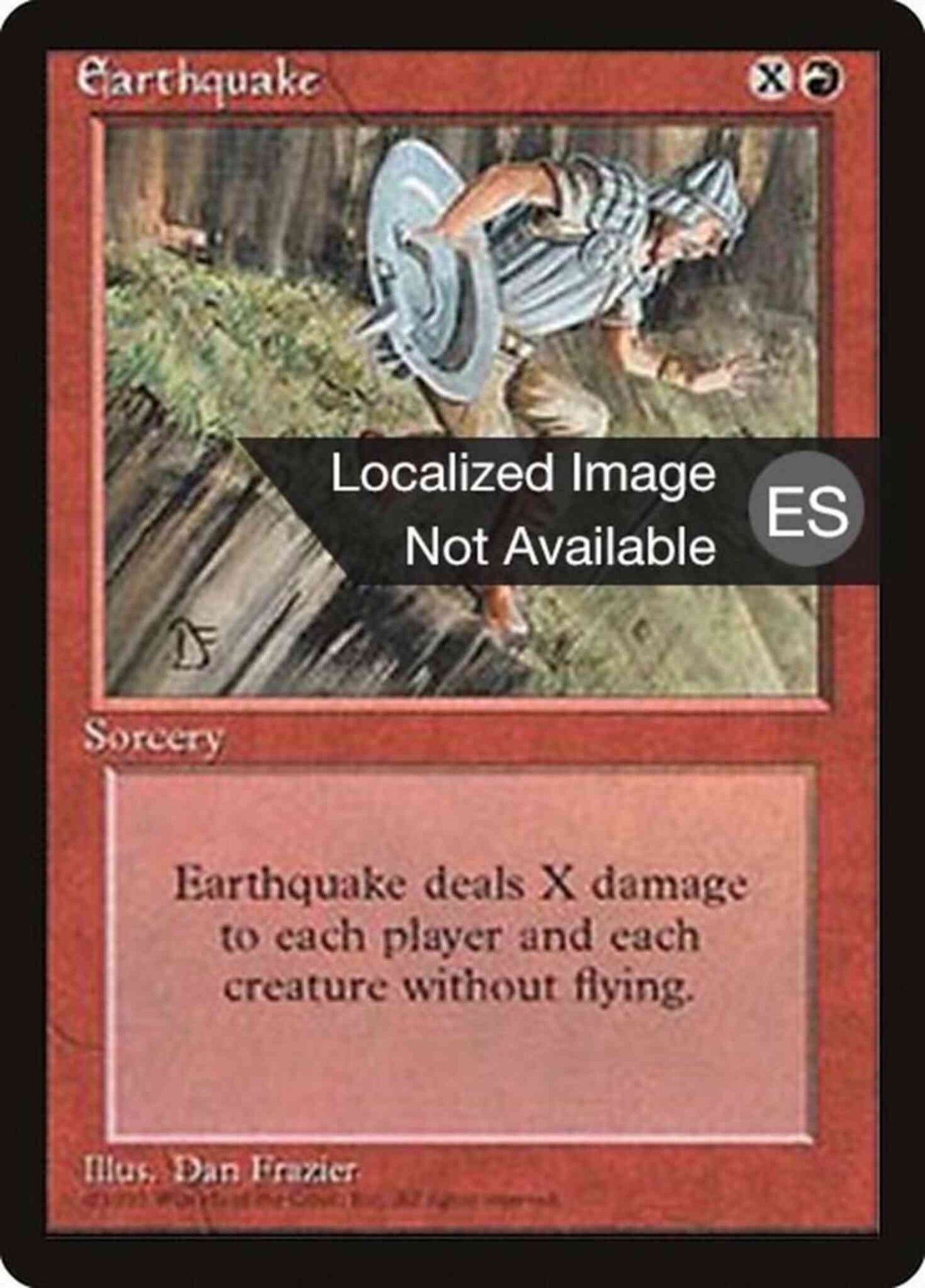 Earthquake - Korean [189] [Fourth Edition Black Border: Korean] [Non-Foil]
