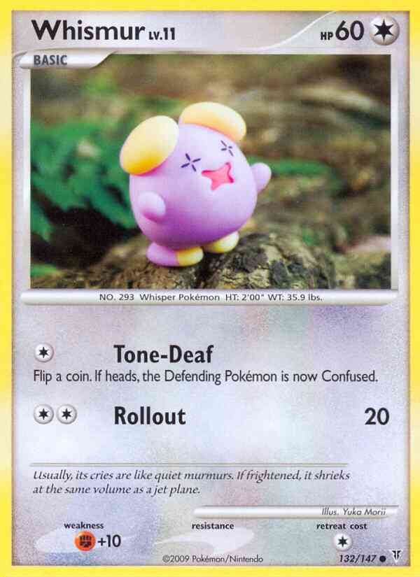 Whismur - 132/147 - Common [pl3-132] [Reverse Holo]