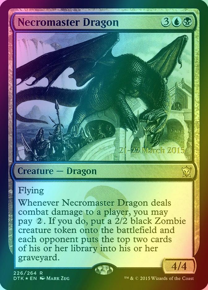 Necromaster Dragon [226s] [Prerelease] [Dragons of Tarkir Promos] [Foil]