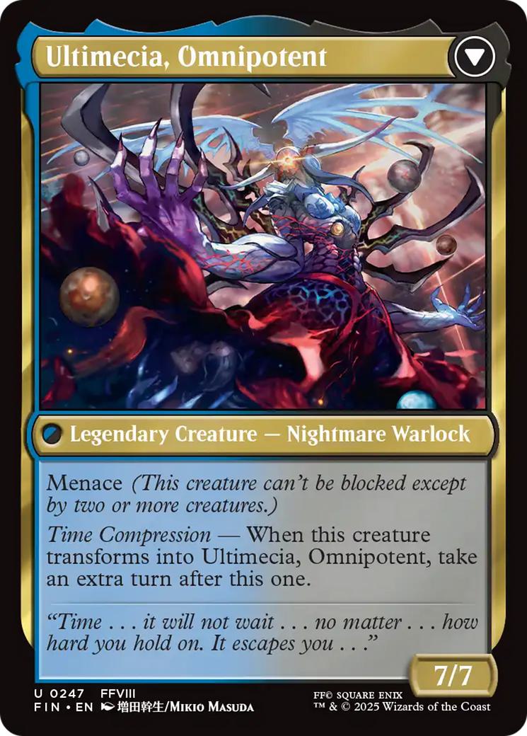 Ultimecia, Time Sorceress // Ultimecia, Omnipotent [247] [FINAL FANTASY] [Non-Foil]