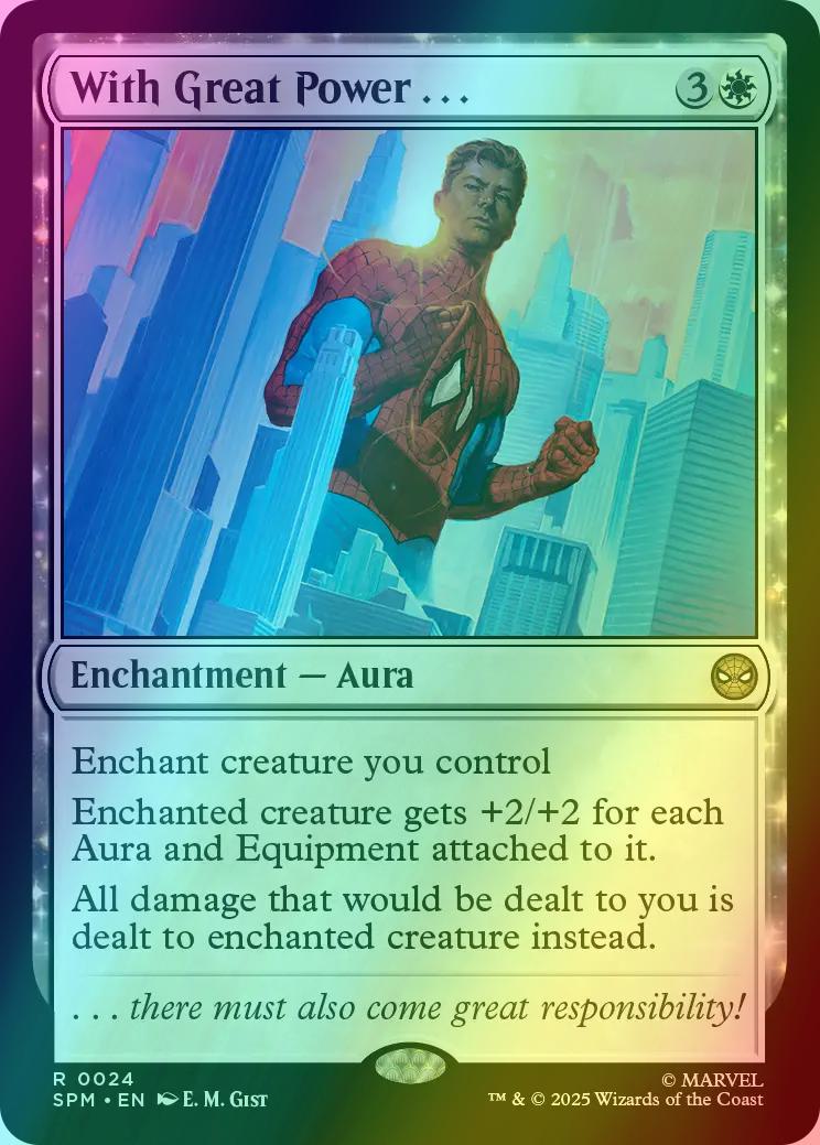 With Great Power . . . [24] [Marvel's Spider-Man] [Foil]