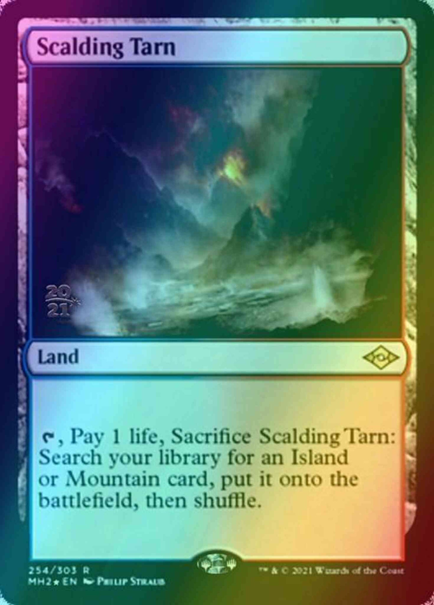 Scalding Tarn [Prerelease] [254S] [Modern Horizons 2 Promos] [Foil]
