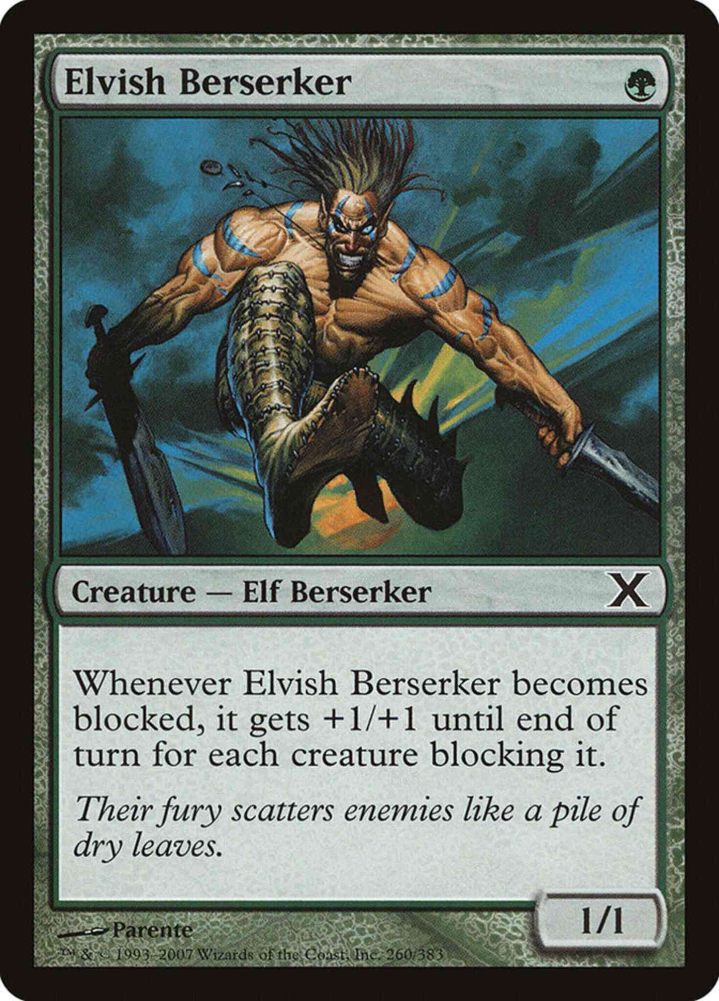 Elvish Berserker [260] [Tenth Edition] [Non-Foil]