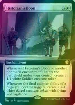 Historian's Boon [71] [Extended Art] [Dominaria United: Commander] [Foil]