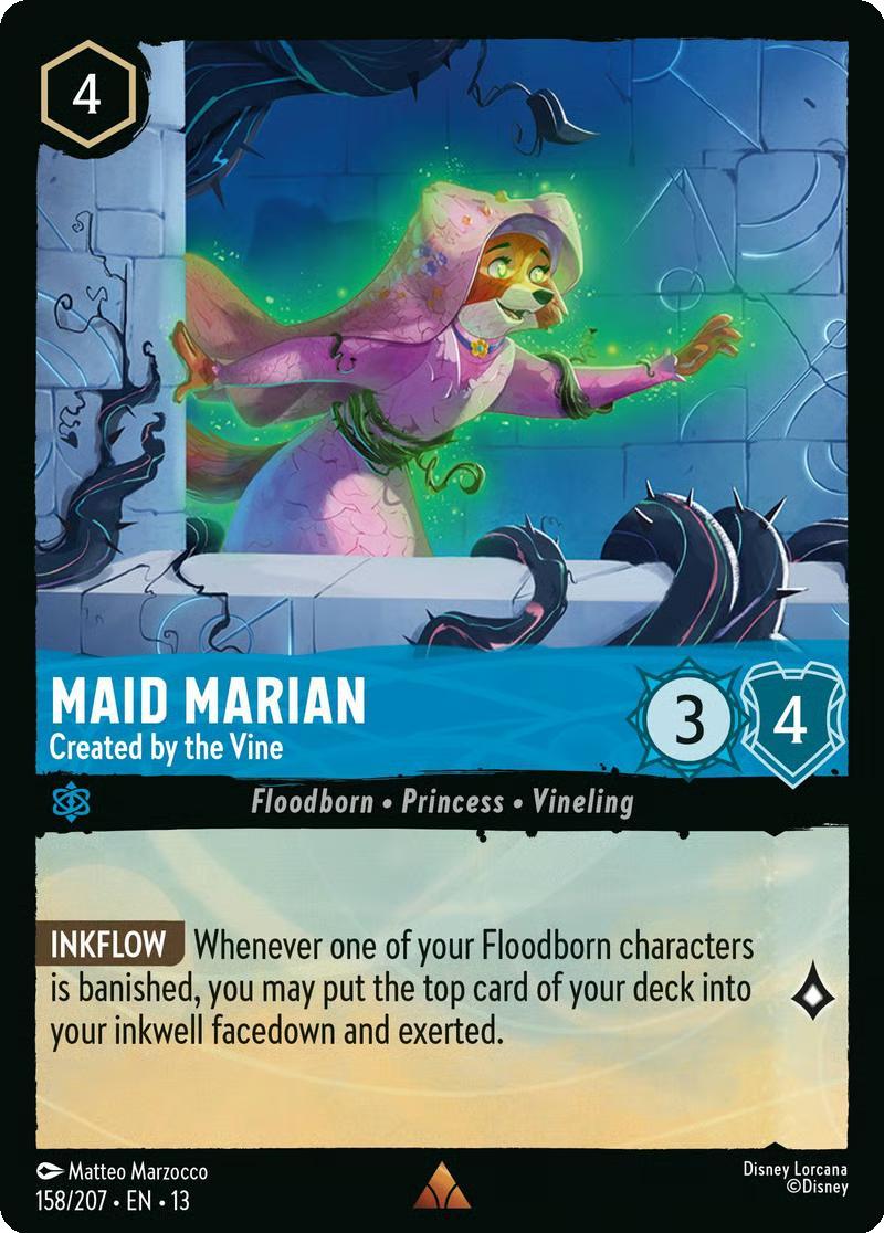 Maid Marian - Created by the Vine - 158/204 [Attack of the Vine!] [Non-Foil]