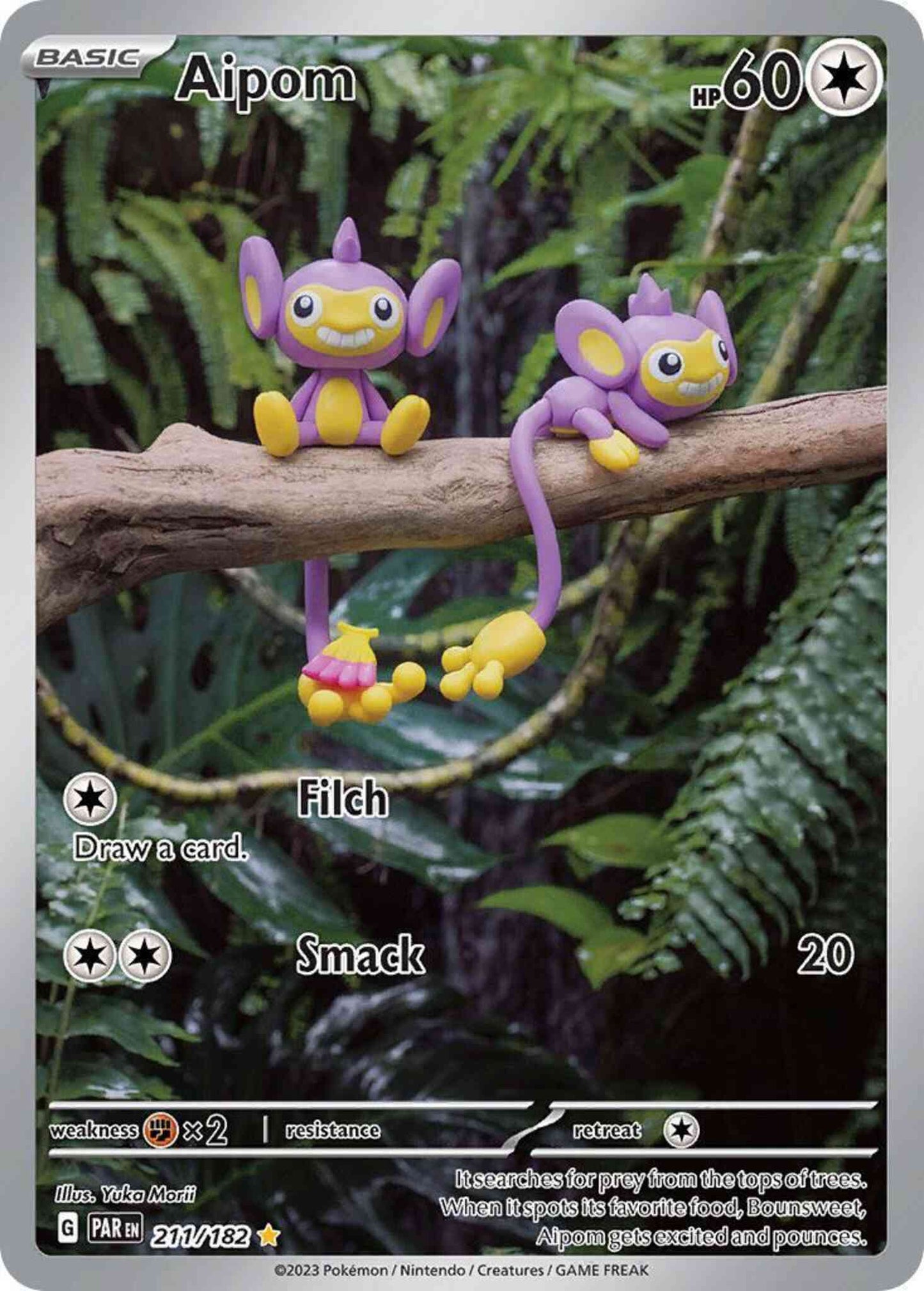 Aipom - 211/182 - Illustration Rare [sv04-211] [Ultra]