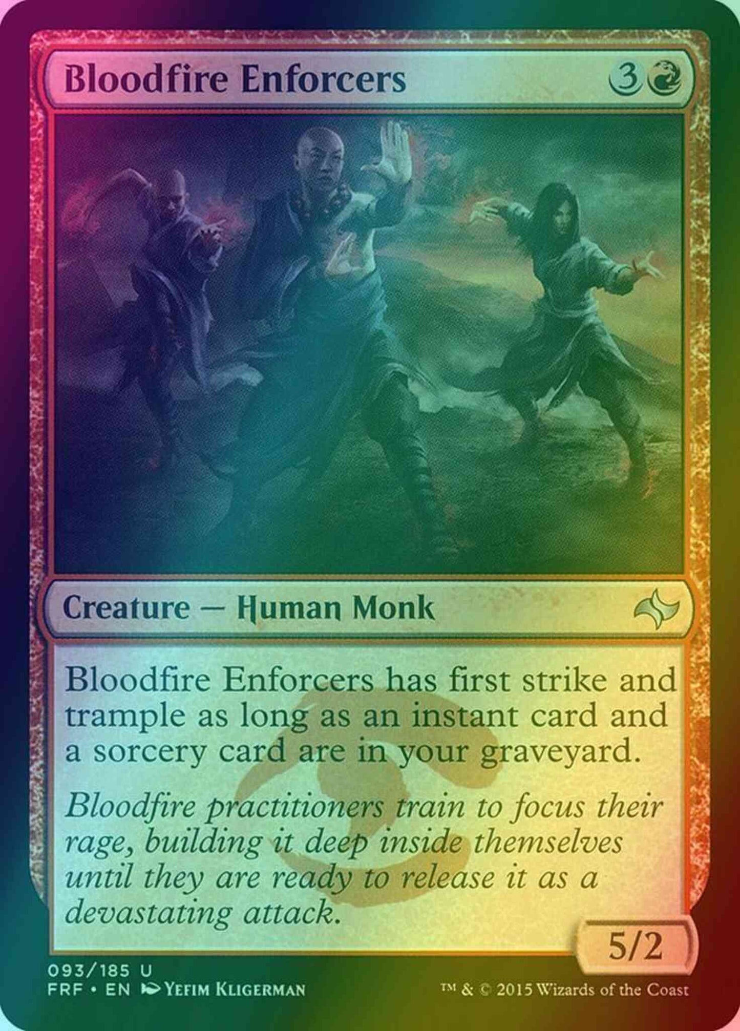 Bloodfire Enforcers [93] [Fate Reforged] [Foil]