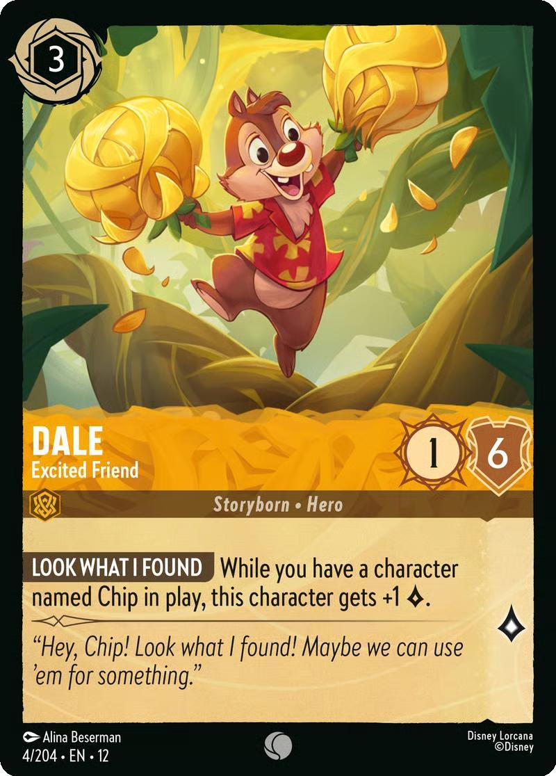 Dale - Excited Friend - 4/204 [Wilds Unknown] [Non-Foil]