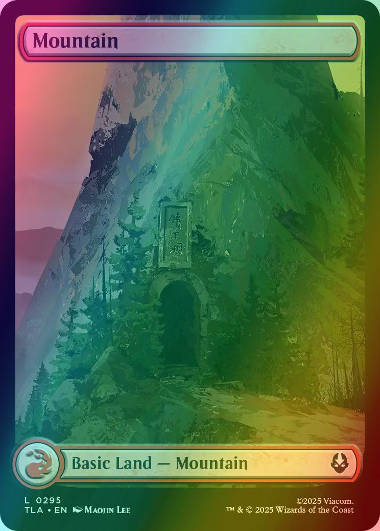 Mountain [295] [Full Art] [Avatar's Journey] [Avatar: The Last Airbender] [Foil]