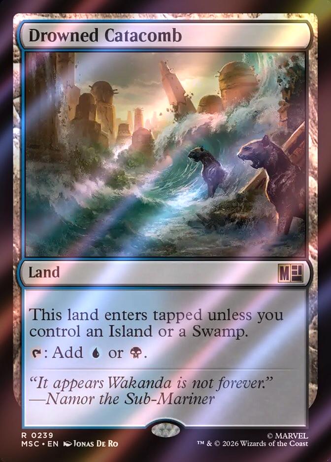 Drowned Catacomb [239] [Marvel Super Heroes: Commander] [Surge Foil]