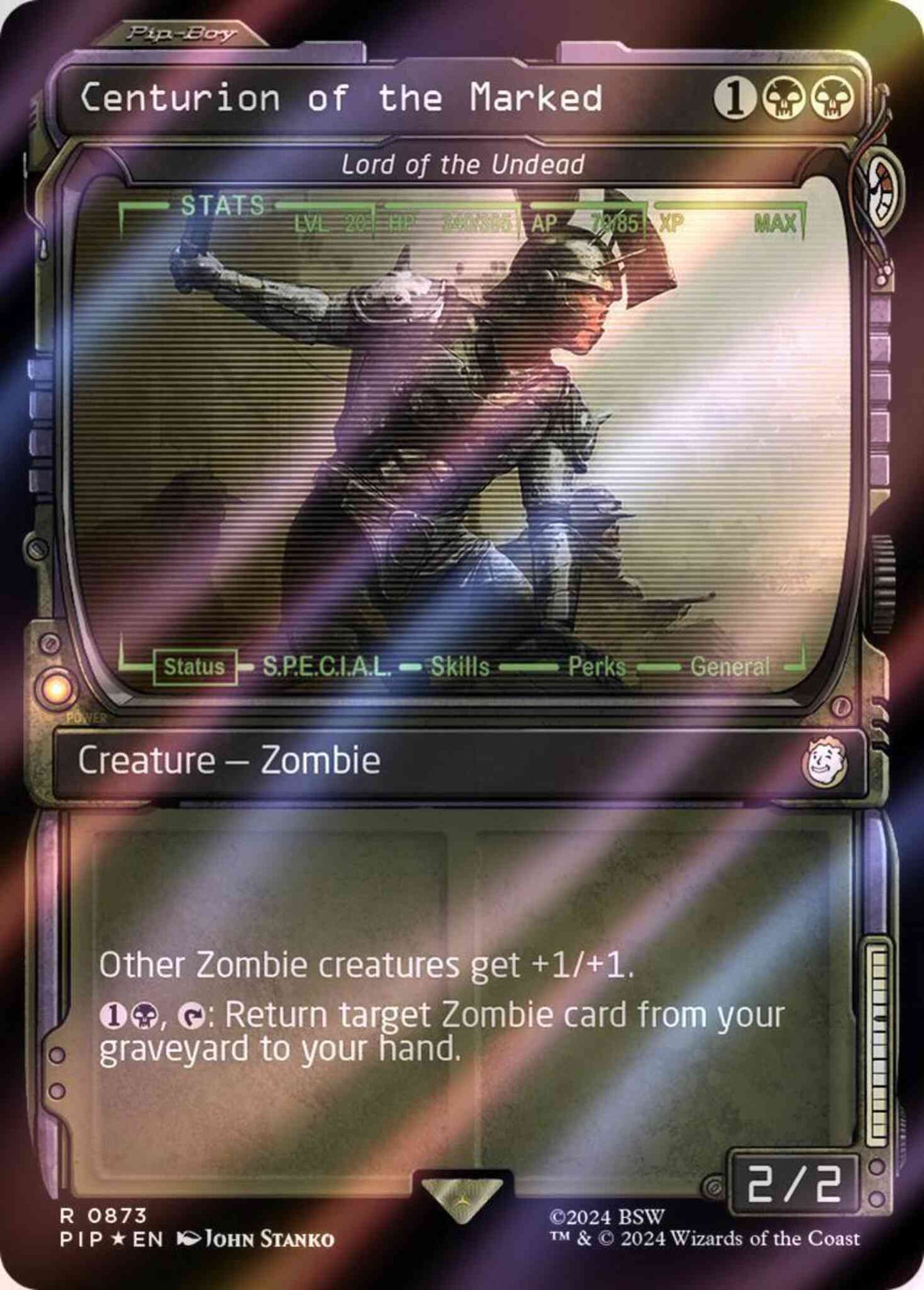 Centurion of the Marked - Lord of the Undead [873] [Pip-Boy Showcase] [Fallout] [Surge Foil]