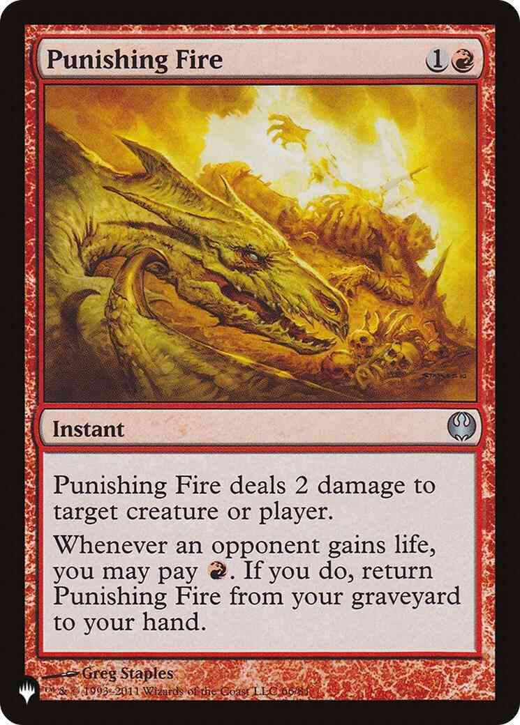 Punishing Fire [DDG-66] [The List] [Non-Foil]