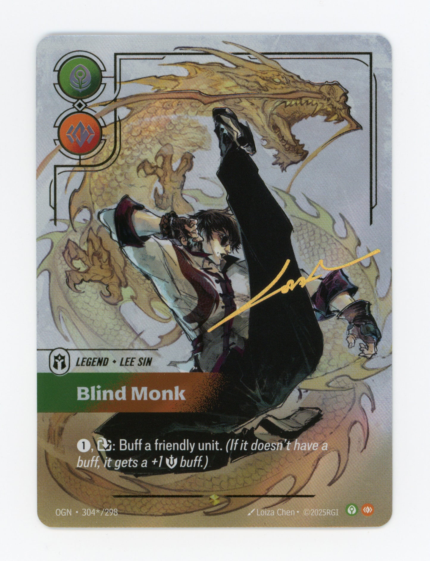 Blind Monk (Lee Sin) — Signature|Foil — ID 19184