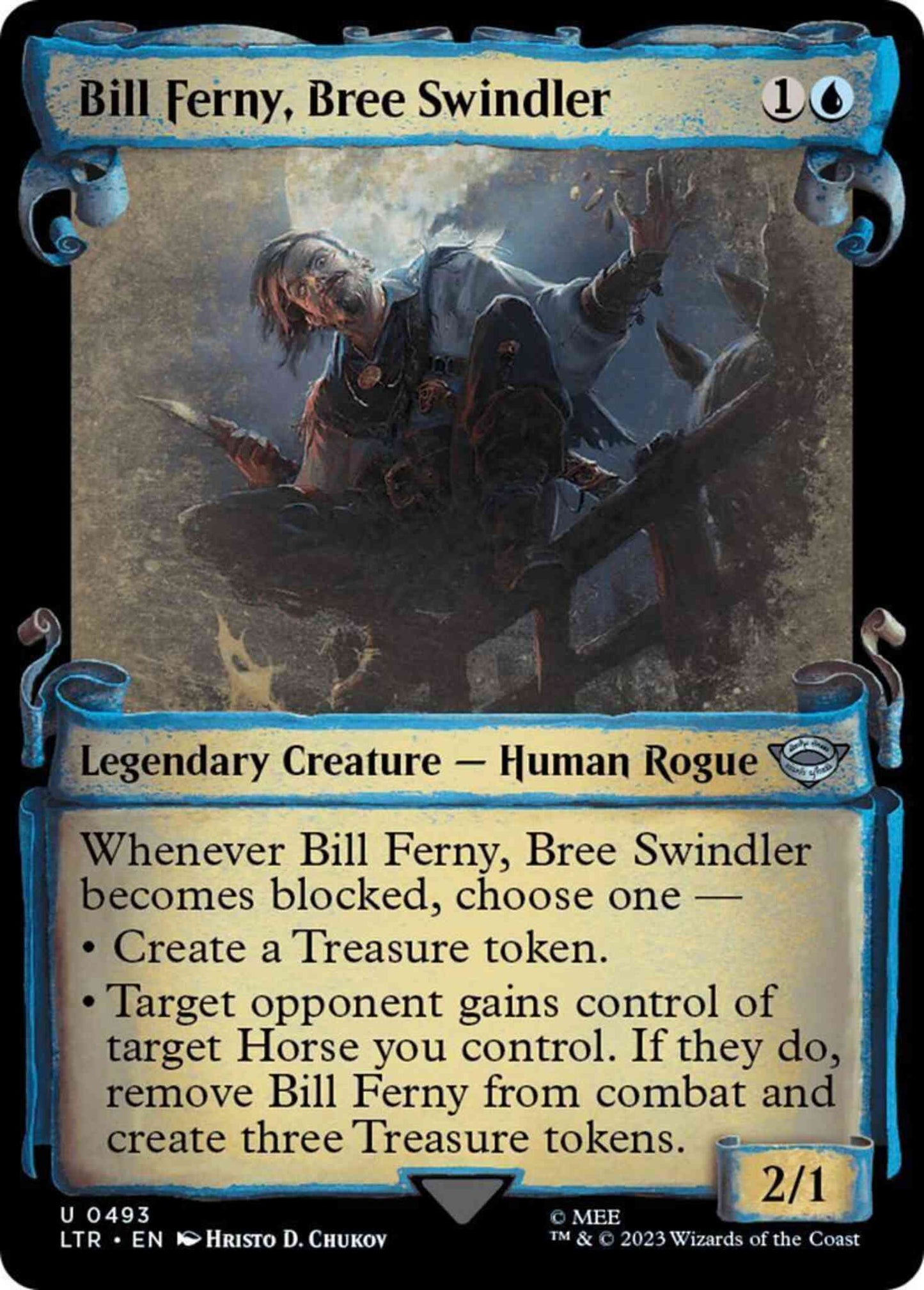 Bill Ferny, Bree Swindler [493] [Scrolls Showcase] [The Lord of the Rings: Tales of Middle-earth] [Non-Foil]