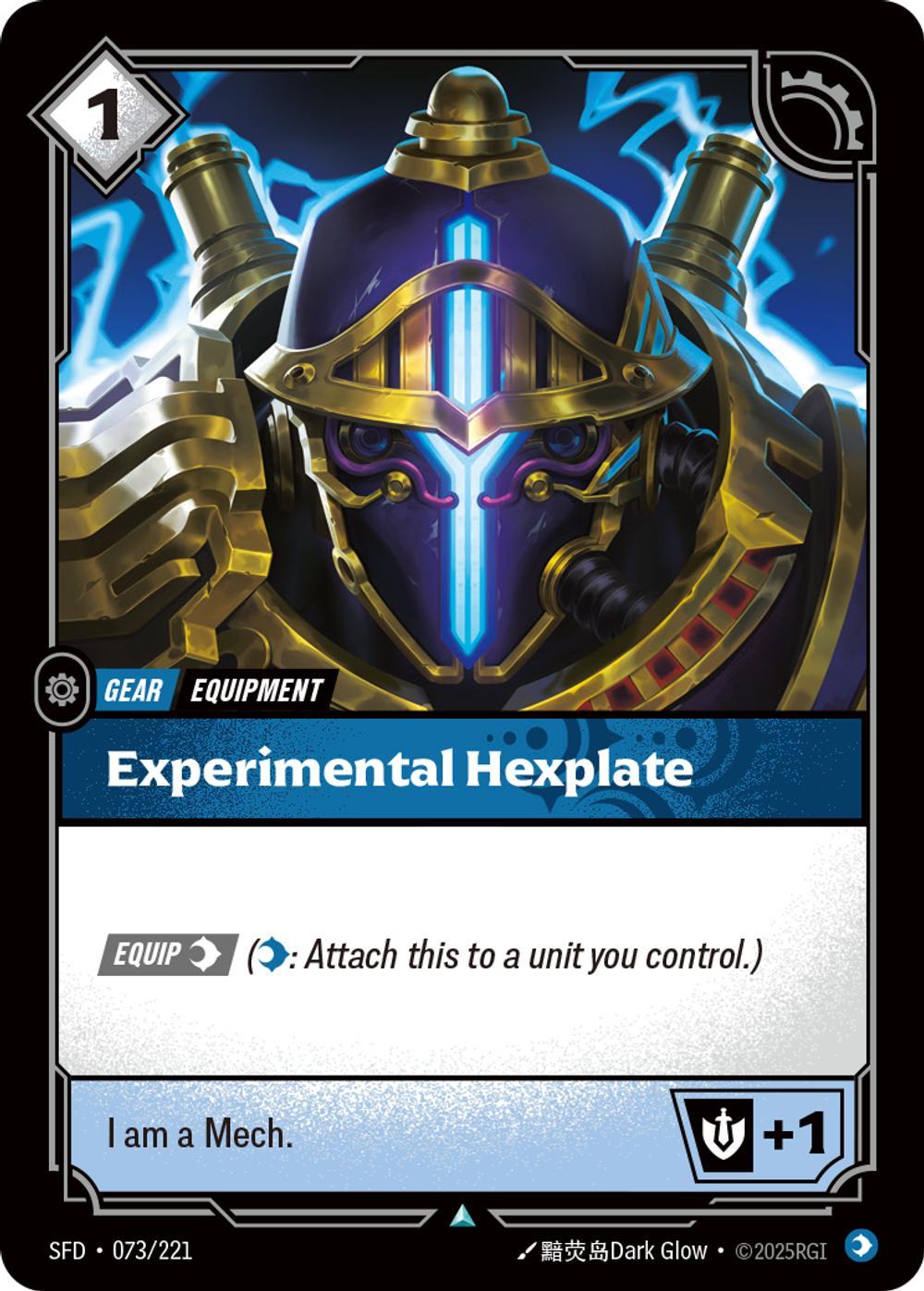 Experimental Hexplate - 073/221 [Spiritforged] [Non-Foil]